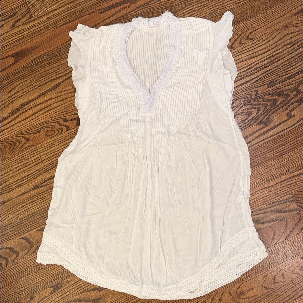 Poupette St Barth White Dress Cover Up Size Small